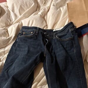 rag & bone Women's Skinny Jeans - Dark Blue
